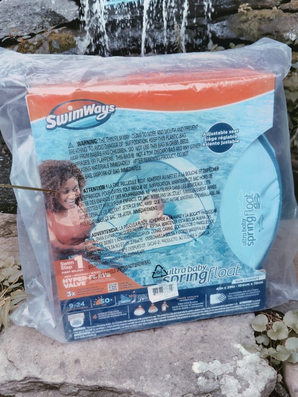 Swimways ultra baby spring float 9-24 Mon Hyper -Flate Valve
